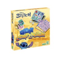 Set jocuri de societate, Game Compedium - STITCH, 4 planse dimensiuni 26 x 26 cm, 16 pioni, 3 zaruri, un pachet de carti de joc cu Stitch Set jocuri de societate, Game Compedium - STITCH, 4 planse dimensiuni 26 x 26 cm, 16 pioni, 3 zaruri, un pachet de carti de joc cu Stitch